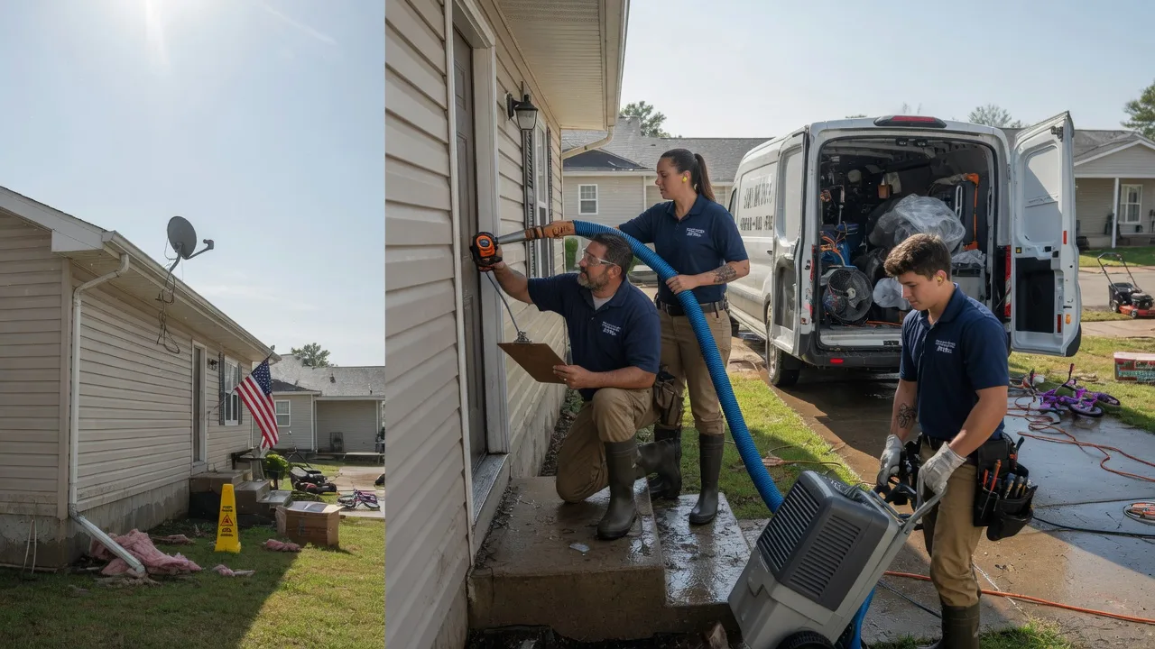Ceiling Water Damage Restoration in Percival, IA near me